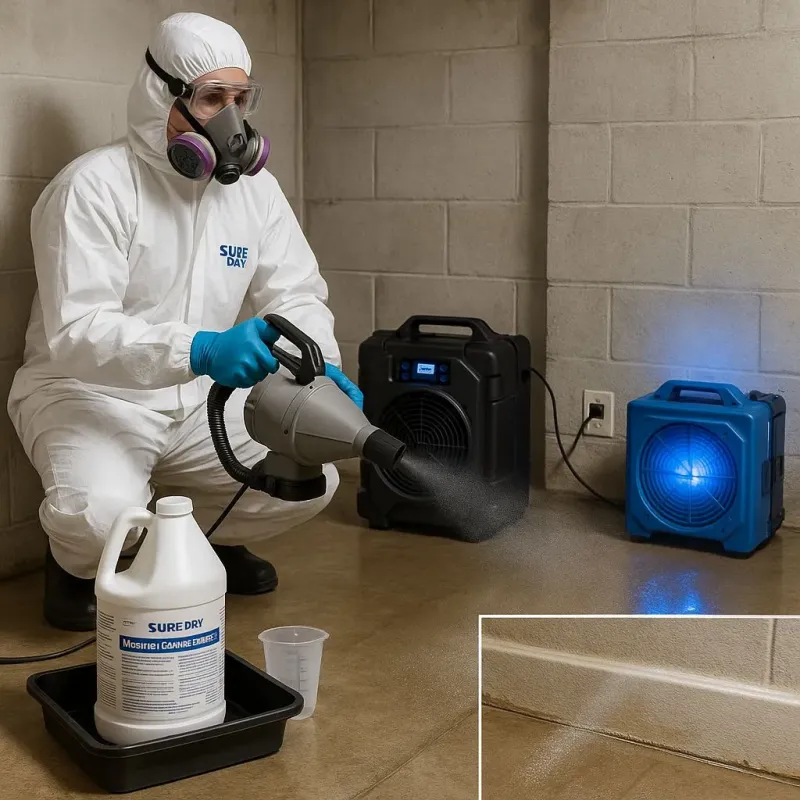 Sanitization and Odor Removal process in Pimmit Hills, VA